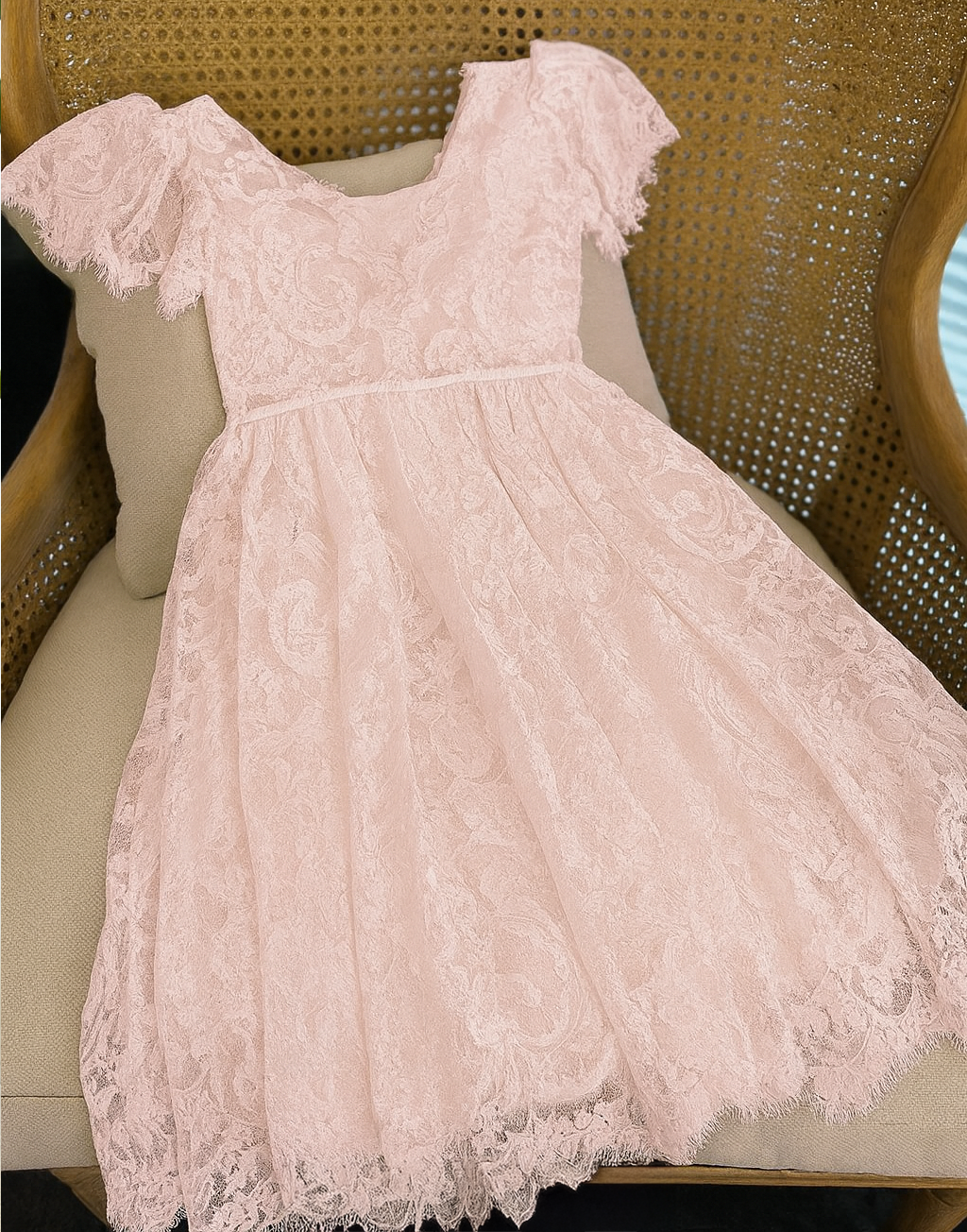 Anya in Ballet Pink ~ Party or Flower Girl Dress