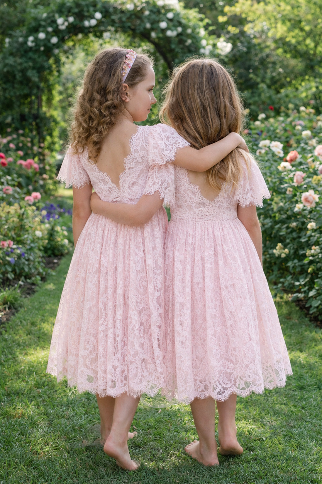Anya in Ballet Pink ~ Party or Flower Girl Dress