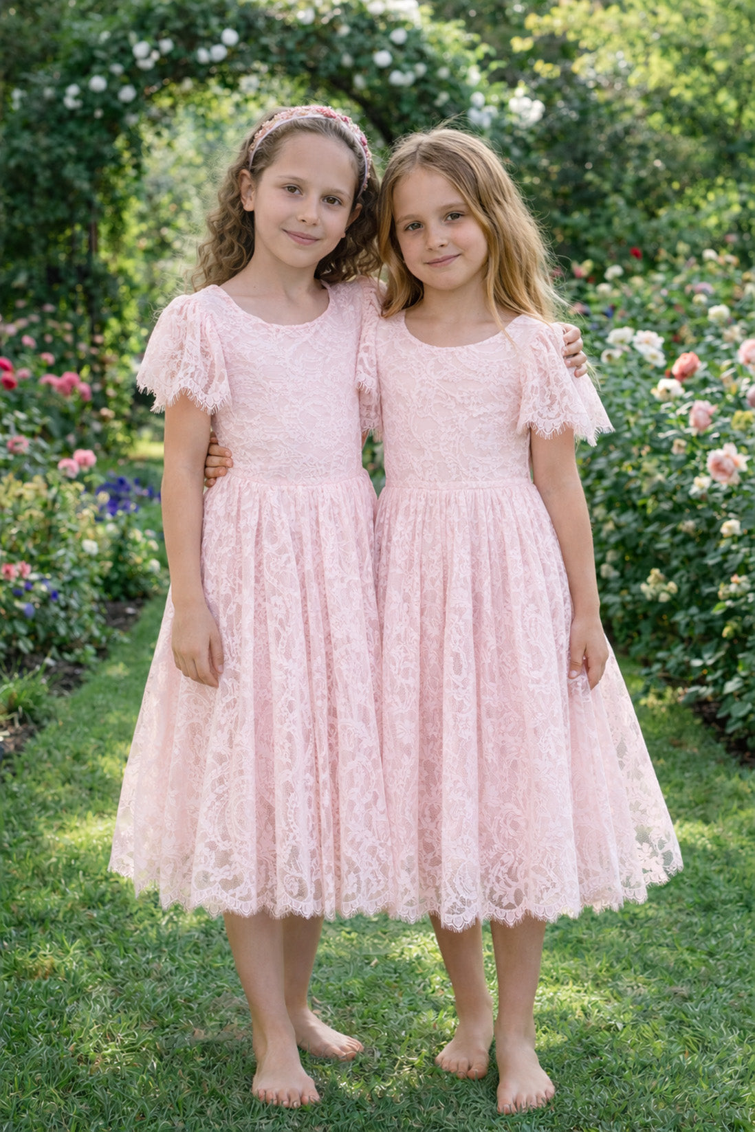 Anya in Ballet Pink ~ Party or Flower Girl Dress