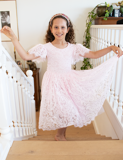 Anya in Ballet Pink ~ Party or Flower Girl Dress