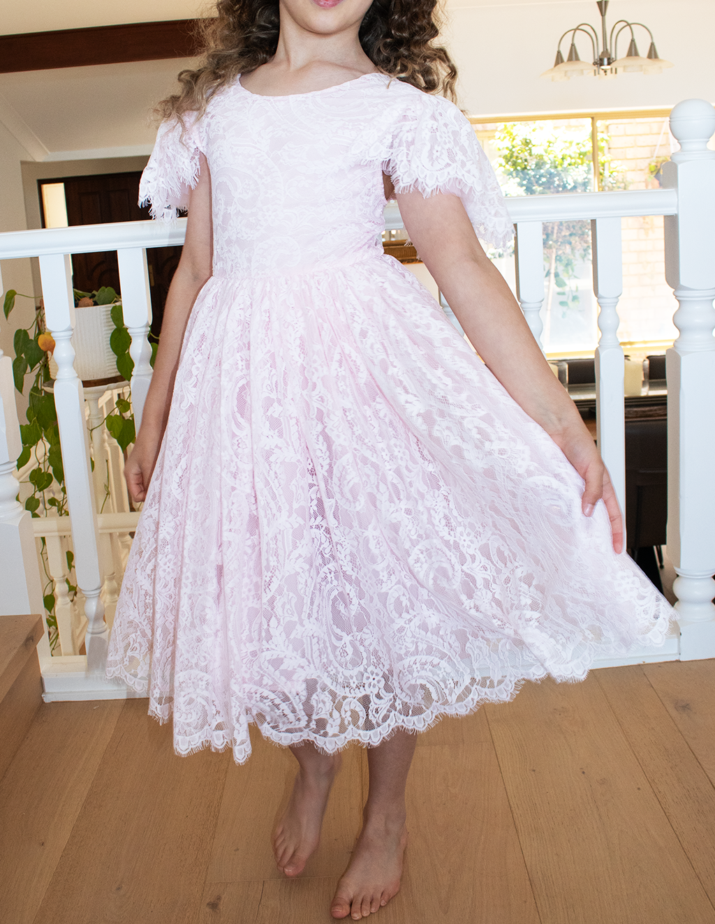 Anya in Ballet Pink ~ Party or Flower Girl Dress