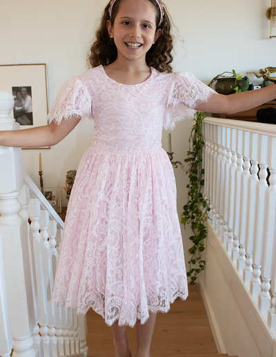 Anya in Ballet Pink ~ Party or Flower Girl Dress
