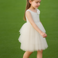Aria in Ivory White (Baby + Toddler)  Party or Flower Girl Dress