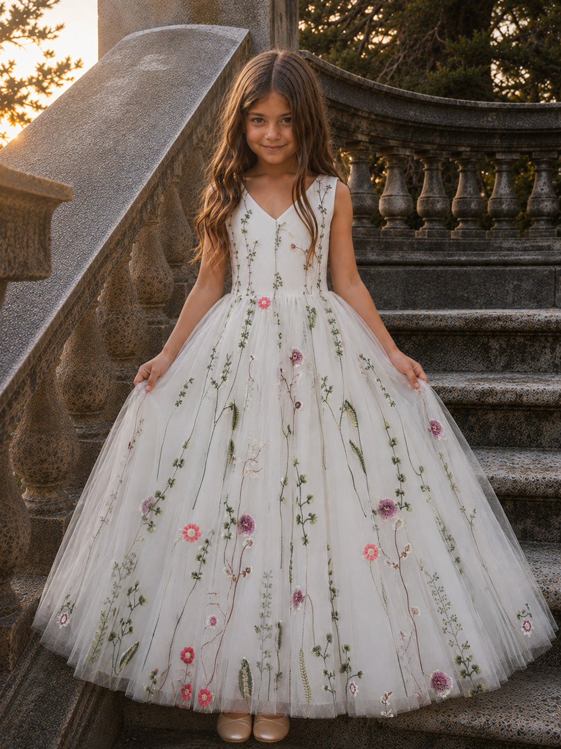 Ariel - Flower Girl or Party Dress