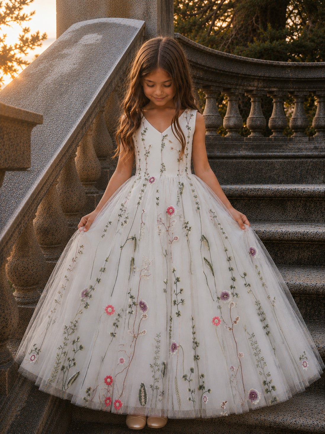 Ariel - Flower Girl or Party Dress