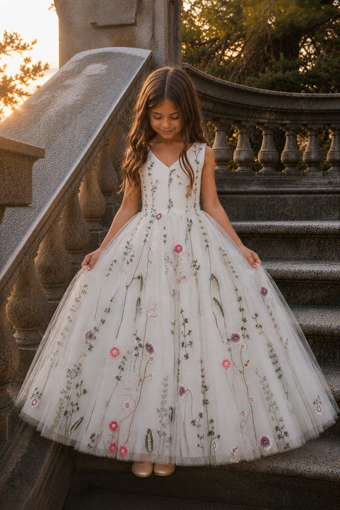 Ariel - Flower Girl or Party Dress