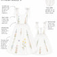 Athena ~  Ivory White Party or Flower Girl Dress