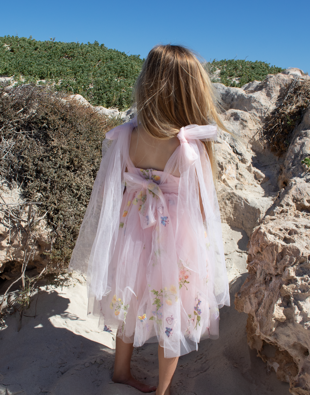 Athena ~ Blush Pink Party or Flower Girl Dress
