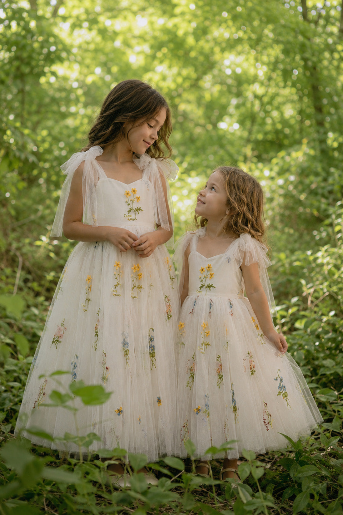 Athena Full Length ~ Ivory White Party or Flower Girl Dress