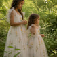 Athena Full Length ~ Ivory White Party or Flower Girl Dress