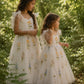 Athena Full Length ~ Ivory White Party or Flower Girl Dress
