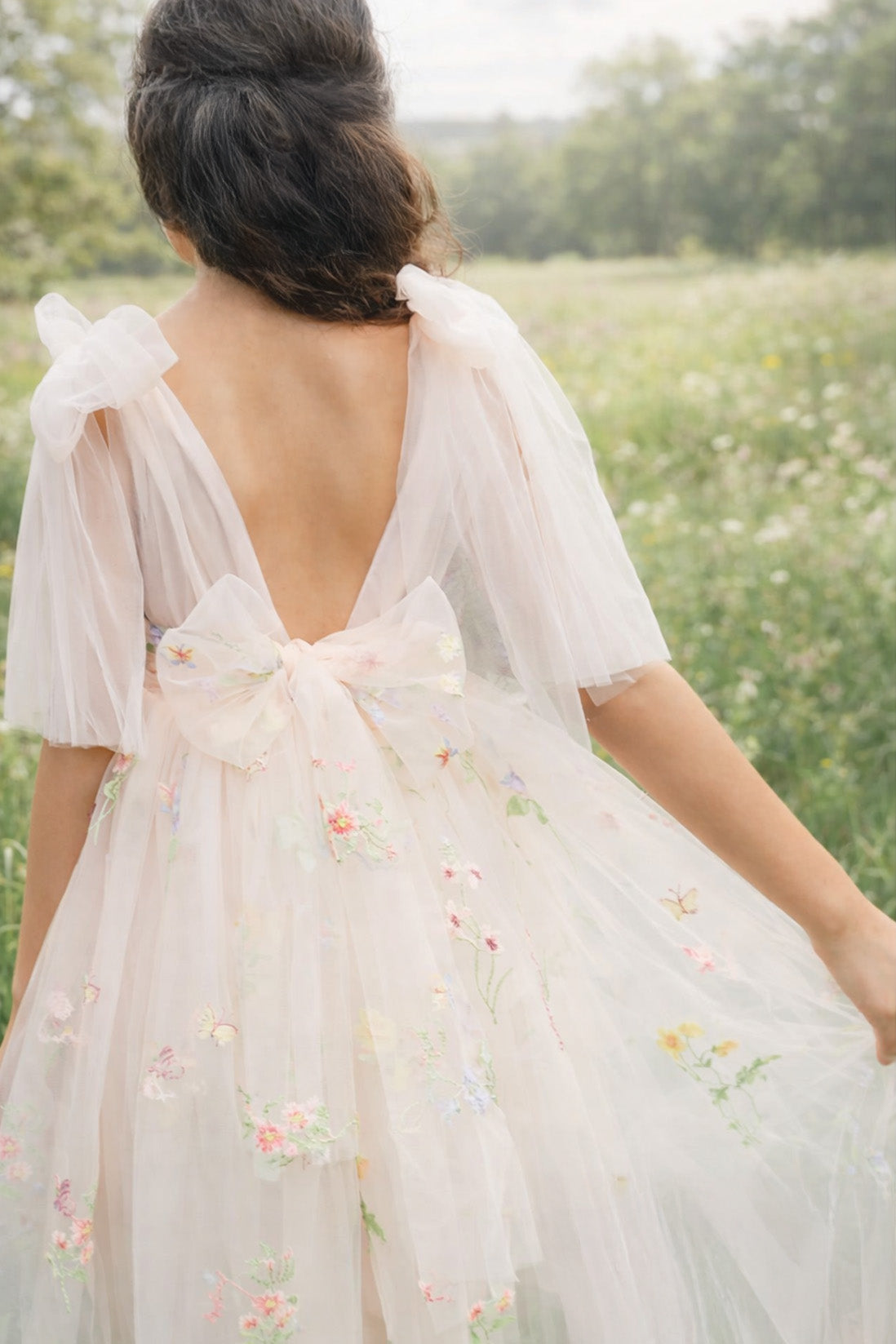 Athena ~ Blush Pink Party or Flower Girl Dress