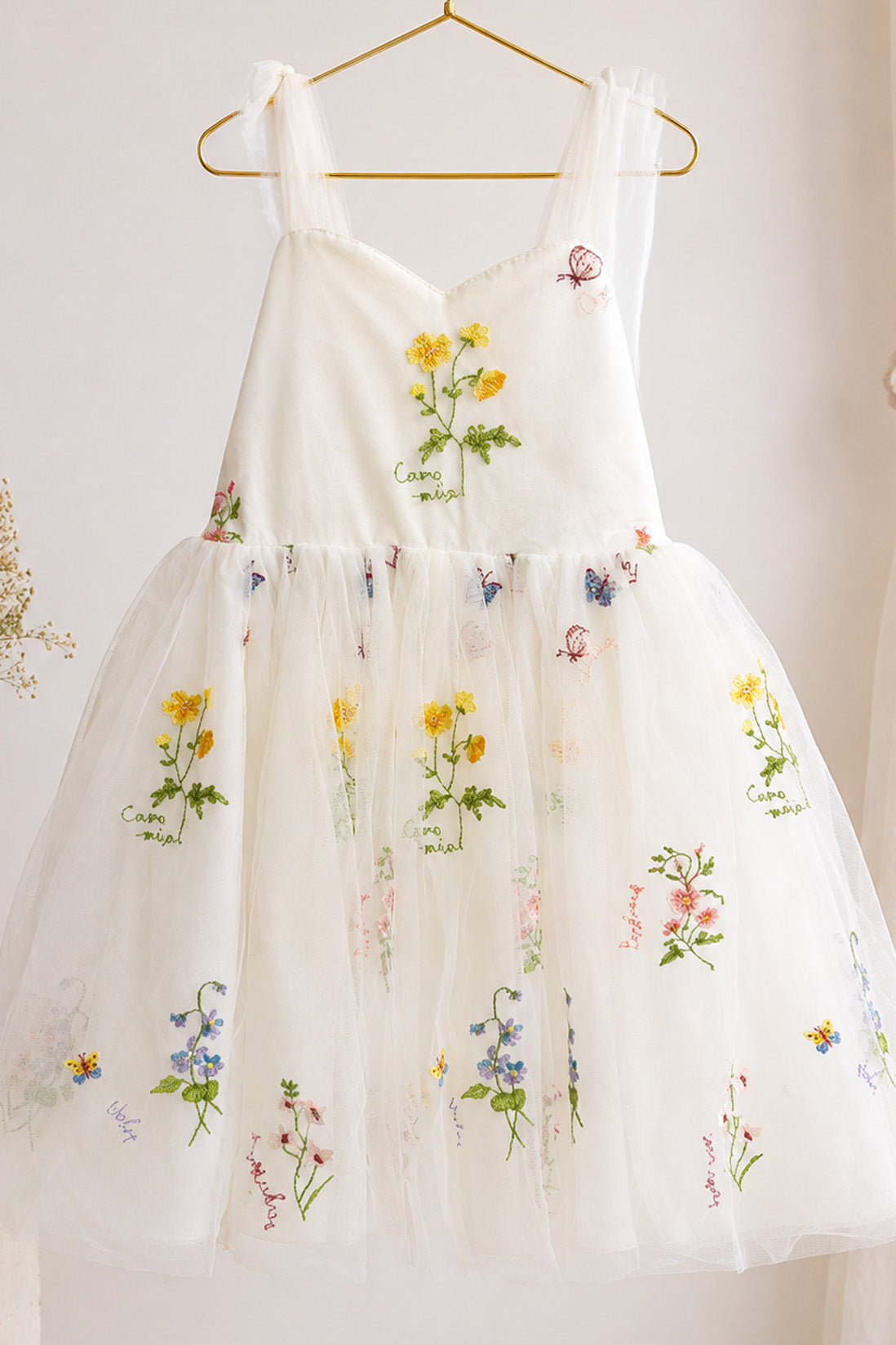 Athena (Baby + Toddler) Ivory White Party or Flower Girl Dress