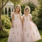 Athena Full Length ~ Blush Pink Party or Flower Girl Dress