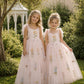 Athena Full Length ~ Blush Pink Party or Flower Girl Dress