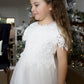 Audrey in Ivory White ~ Party or Flower Girl Dress