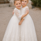 Ayla Ivory White ~ Party or Flower Girl Dress