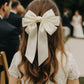 Adele in Antique Cream Flower Girl Dress