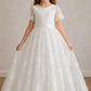 Bella Ivory White - Flower Girl or Ceremonial Dress