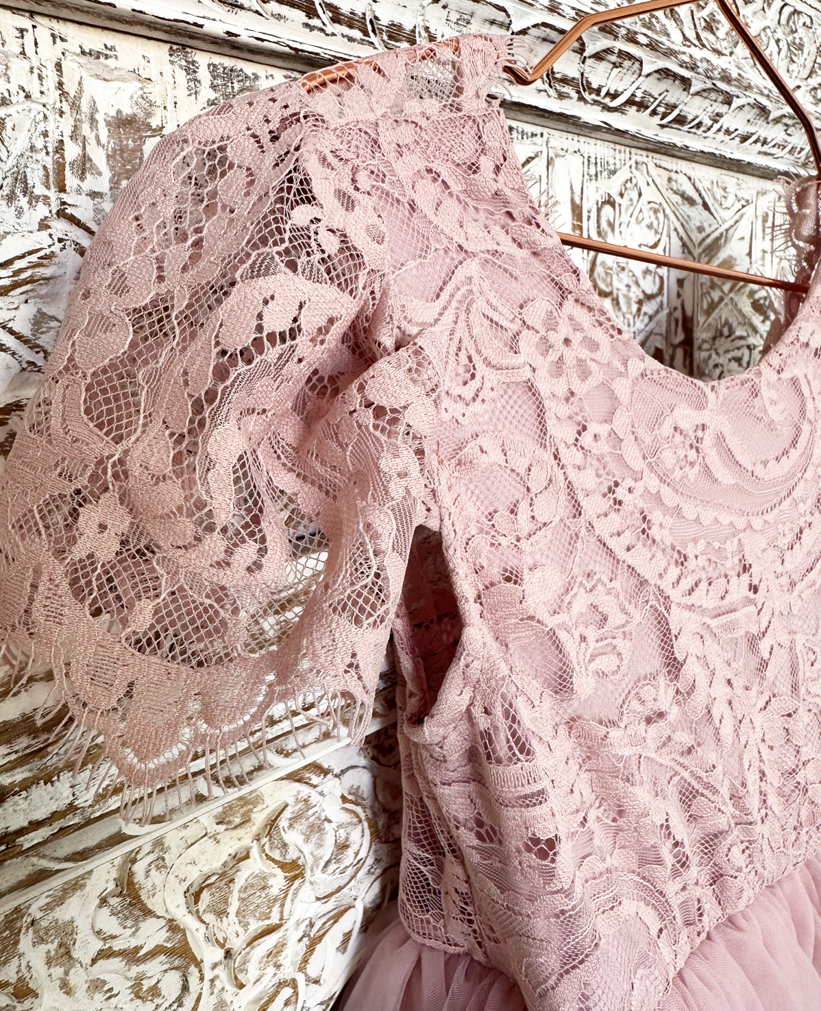 Blossom in Dusty Rose ~ Flower Girl or Party Girl Dress