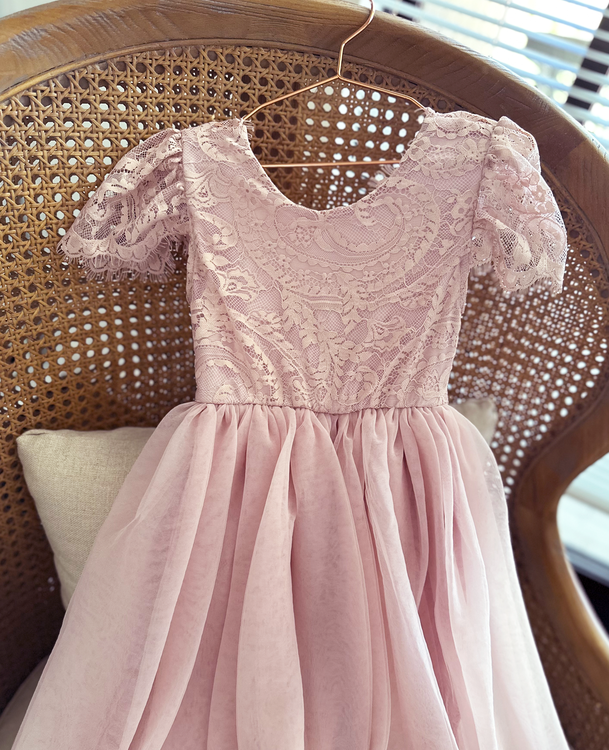 Blossom in Dusty Rose ~ Flower Girl or Party Girl Dress