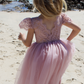 Blossom in Dusty Rose ~ Flower Girl or Party Girl Dress