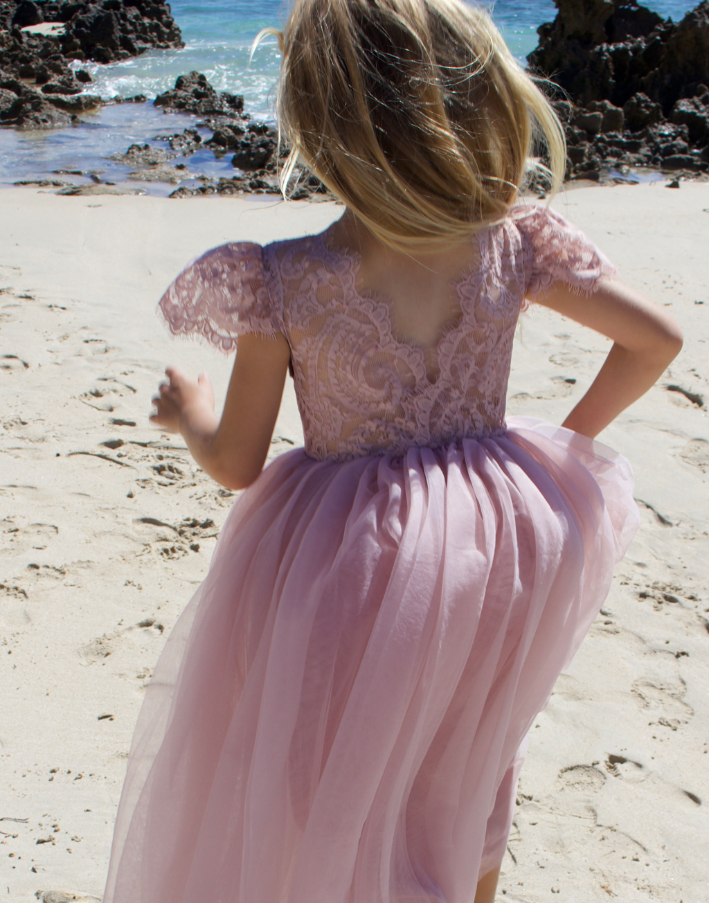 Blossom in Dusty Rose ~ Flower Girl or Party Girl Dress