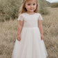 Blossom in Ivory White (Baby + Toddler)  ~ Flower Girl or Party Girl Dress