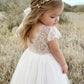 Blossom in Ivory White (Baby + Toddler)  ~ Flower Girl or Party Girl Dress