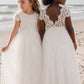 Blossom in Ivory White (Baby + Toddler)  ~ Flower Girl or Party Girl Dress
