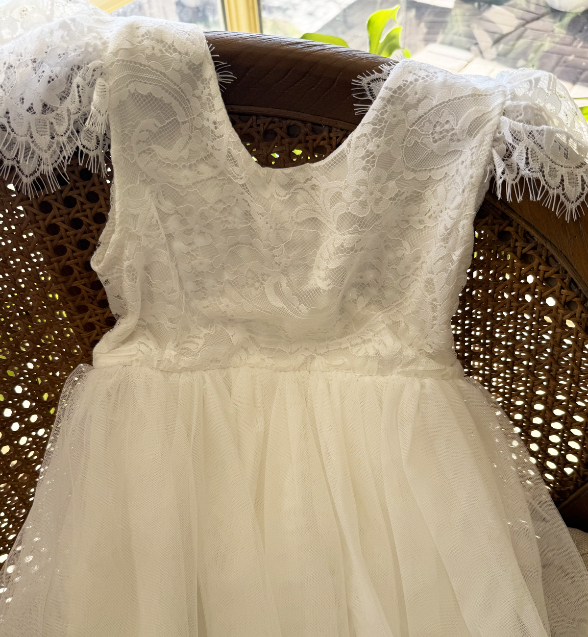Blossom in Ivory White ~ Flower Girl or Party Girl Dress