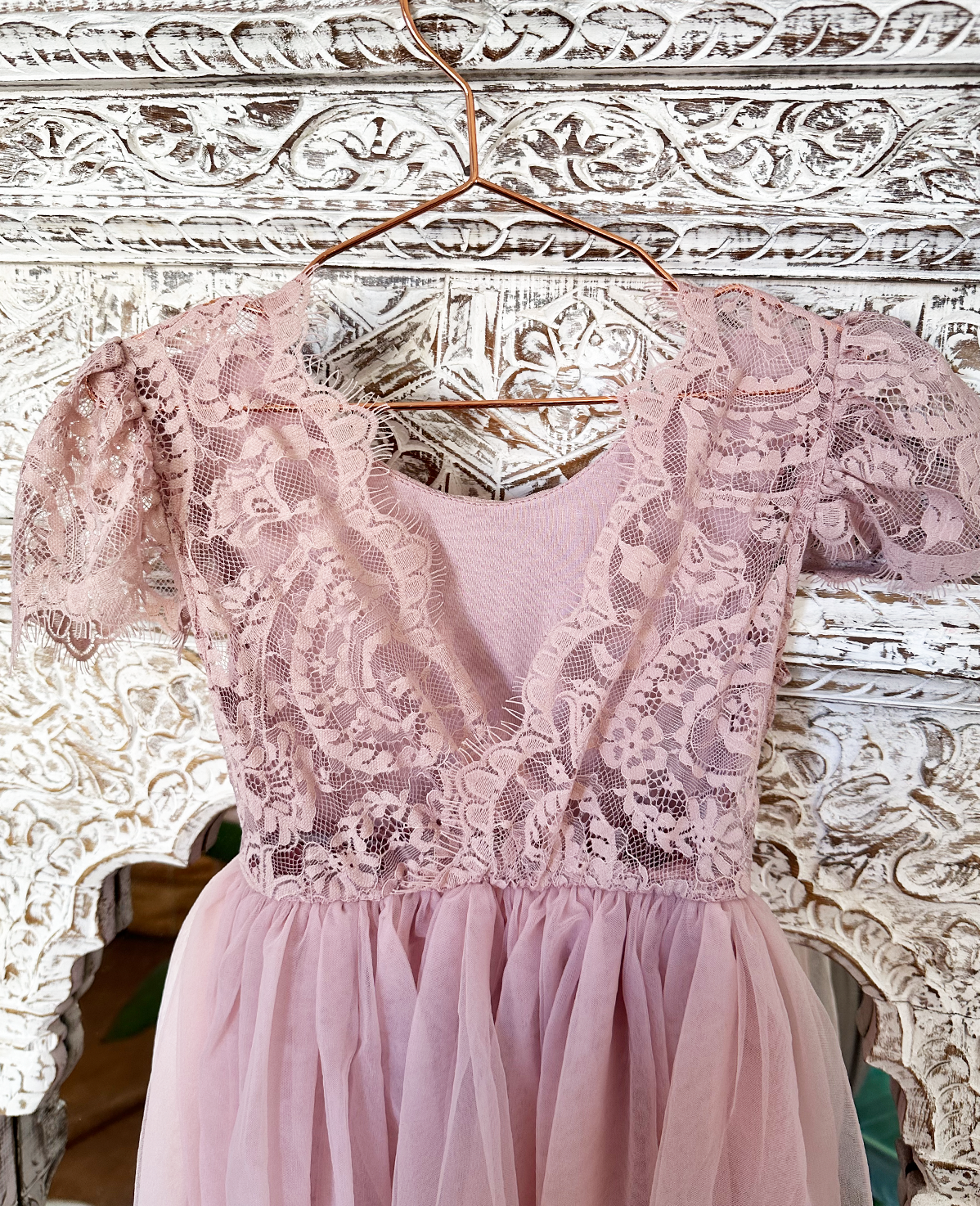 Blossom in Dusty Rose ~ Flower Girl or Party Girl Dress