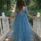 Blue Ivy in Dusty Blue ~ Party or Flower Girl Dress