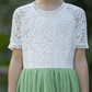 Bonnie in Apple Green ~ Party or Flower Girl Dress