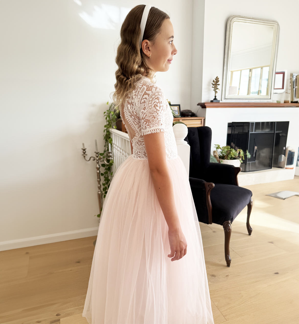 Bonnie in Baby Pink ~ Party Dress or Flower Girl Dress