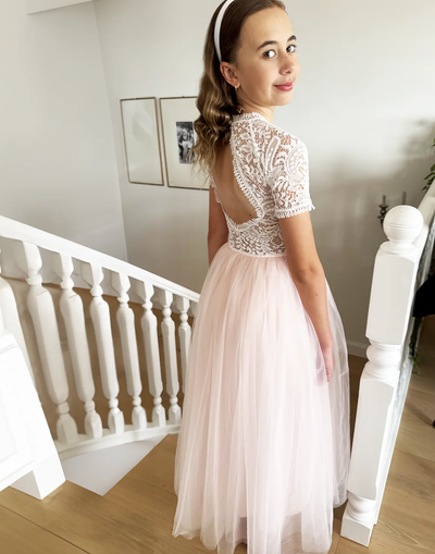 Bonnie in Baby Pink ~ Party Dress or Flower Girl Dress