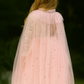 Posey Cape ~ A Perfect Christmas Gift For Girls with a Pink Satin Drawstring Bag