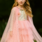Posey Cape ~ A Perfect Christmas Gift For Girls with a Pink Satin Drawstring Bag