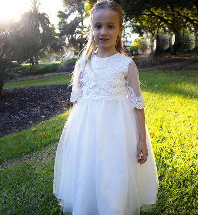 Debenhams white flower girl dresses hot sale