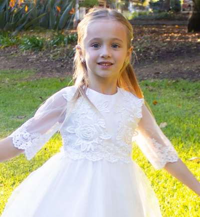 Debenhams flower girl dresses white hotsell