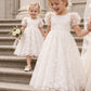 Estelle in Ivory White ~ Party or Flower Girl Dress