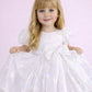 Cinnamon in White Party Girl or Flower Girl Dress