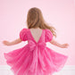 Cinnamon in Fuchsia Party Girl or Flower Girl Dress