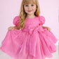 Cinnamon in Fuchsia Party Girl or Flower Girl Dress