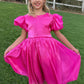 Cinnamon in Fuchsia Party Girl or Flower Girl Dress