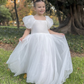 Clara - White Communion on Flower Girl Dress