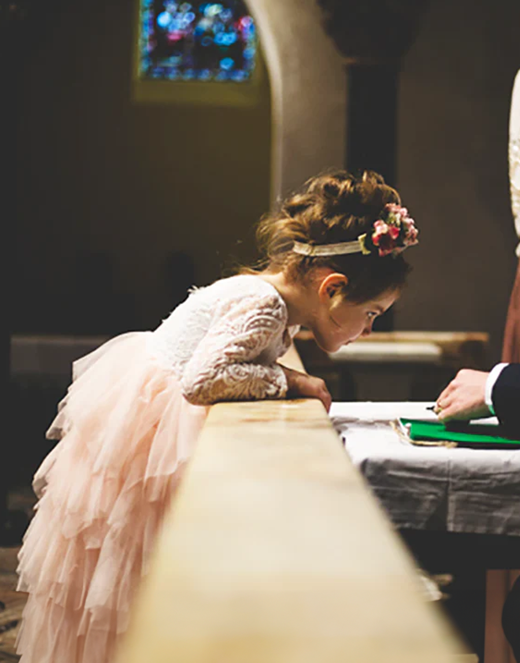 Coco in Blush/Apricot~ Luxurious Tulle Flower Girl | Party Dress