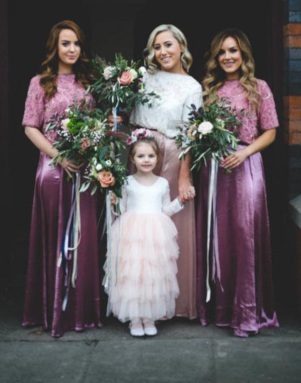 Coco in Blush/Apricot~ Luxurious Tulle Flower Girl | Party Dress