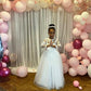 Cynthia in Ivory White (Baby + Toddler) - Flower Girl or Communion Dress