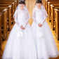 Cynthia in Ivory White - Flower Girl or Communion Dress